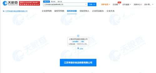 來(lái)伊份深化零售布局，關(guān)聯(lián)公司投資江蘇來(lái)毅份食品銷售與科技開(kāi)發(fā)